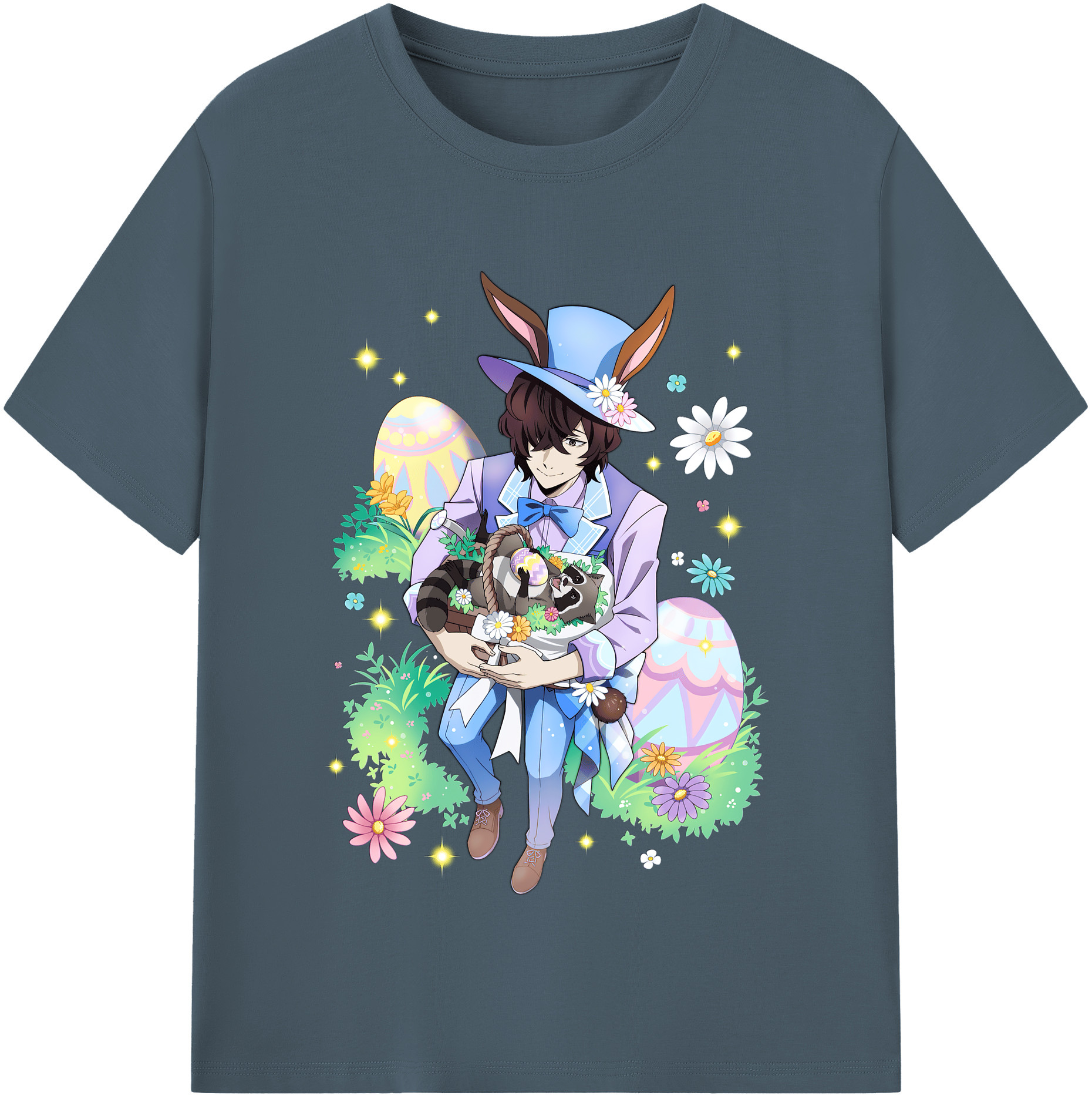 （画像用） 文豪ストレイドッグス Bungo Stray Dogs 綿100％半袖Tシャツ（フロントプリント）